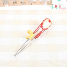 아이홀릭 아이언맨 입체 교정용 스텐젓가락_1단계