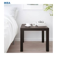 이케아 라크 회의실 카페 보조 테이블 블랙브라운 정품, 블랙브라운 803.529.27