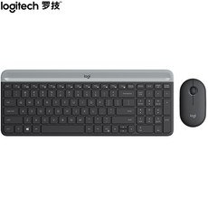 QZ 로지텍MK 470 슬림 무선 키보드 마우스 세트MS8818, 화이트