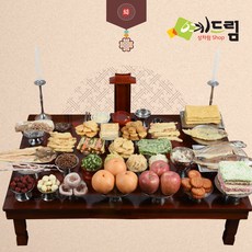 (예드림) 경상권 표준상 제사 음식 상차림 5-6인용 기제사 제사상차림 제사음식 차례음식