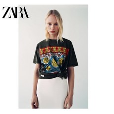 ZARA 자라 미키마우스 KEITH HARING 반팔 티셔츠