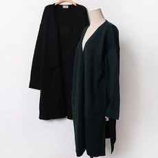 인데일리 와이프 착용감 모던 7만원대 선물 오픈 여성 로브가디건 빅사이즈 E-1733912