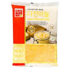 황보 마을 냉동 다진 마늘 1kg, 8개