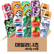 [데일리이츠] 탄산음료 뚱캔 10종 20캔 A세트 (340~355ml), 1세트, 355ml