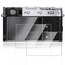 AFUNTA 3 팩 Fujifilm X100V 용 스크래치 방지 화면 보호기 Fujifilm X100V 디지털 카메라 용 강화 광학 유리 9H, 단일상품