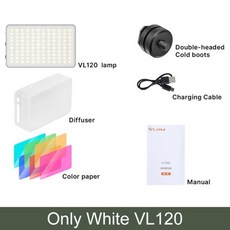 울란지 VIJIM LED 카메라 자연광 조명 사진 유튜브 여행 촬영 라이트 밝기 조절