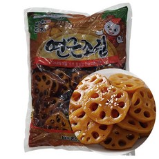 반찬단지 연근조림 4kg 양념연근 절임 무침 반찬, 1개