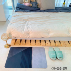 빨아쓰는규조토발매트주방욕실매트3세대북유럽꽃반원 TOP01