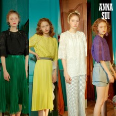 [최종가]안나수이(ANNA SUI) 판타지아 꾸띄르 자수 블라우스+이너 2종