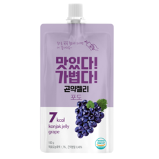 맑은내일 맛있다 가볍다 곤약젤리 포도 150ml 5개