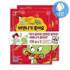 목우촌 둘리x비엔나가 좋아요, 135g, 2개