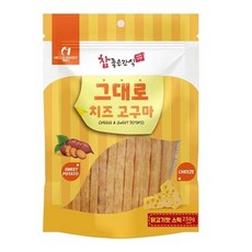 헬로도기 강아지 그대로 치즈 고구마 닭고기맛 스틱 250g, 본품, 1개 - 강아지치즈간식