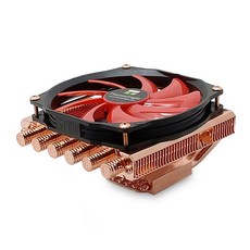 백성에게 이롭다 AXP100C65CPU 산란기 순동 비늘 조각 구리 낮다 6히트파이프 높이, 레드 스탠다드 판