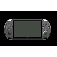 X9 아케이드 PSP 휴대용 게임기 5.1인치 대형 화면 선물 79 아케이드, 블랙, 하나