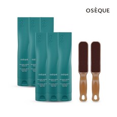 [오제끄] [OSEQUE] 실크 바디 필링 프리미엄 230ml * 6개 + 풋버퍼 * 2, 상세 설명 참조