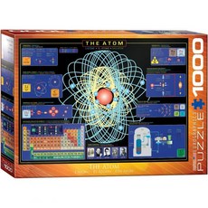 EuroGraphics 유레카 퍼즐 유로그래픽 원자 1000 조각 6000 1002 Q1714199, 1개