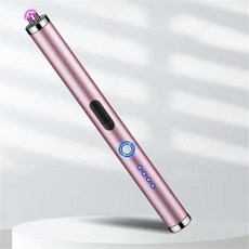 전기라이터 충전식라이타 듀얼 아크 방풍 긴 USB 가스 스토브 촛불 바베큐 요리 야외 휴대용 펄스 점화기 총, 1개