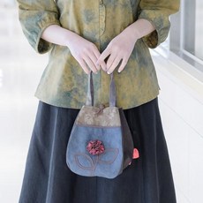 조이마담 A4491 귀요미 천연염색 가방 생활한복코디 50대60대중년여성 인사동패션