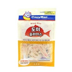 고양이간식 CattyMan 슬라이스 1팩 30g 도미, 없음, 1개