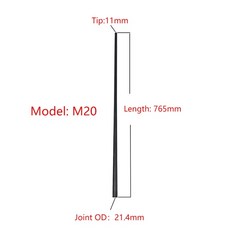 카본상대 당구큐 당구 상대 당구큐팁, 116.33+5-16x14 Joint