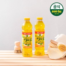 파인솔 대용량 다용도세정제 레몬, 2개, 828ml
