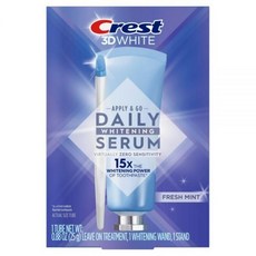 크레스트 화이트닝 에멀젼 방치형 치아 젤 펜 키트 0.88 Oz 25 G, 1 Count (Pack of 1)_Emulsions, 1 Count (Pack of 1), 1개