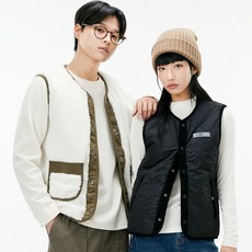 공용 리버시블 양털 베스트-AFRU7312C03