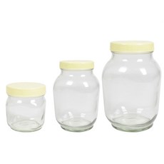 유리병 (2.4kg-8개입) 꿀병 쨈병 보관용기, 8개