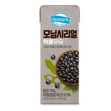 덴마크 모닝시리얼 약콩우유 190ml, 72개
