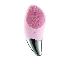 전기 페이셜 클렌징 브러쉬 실리콘 얼굴 마사지기 방수 소닉 클리너 모공 딥 장치, 02 pink, 02 Pink