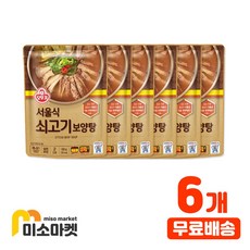 오뚜기 서울식 쇠고기 보양탕, 500g, 6개