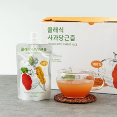 GAP사과로 만든 클래식 사과당근즙 100mlx20개, 100ml, 20개