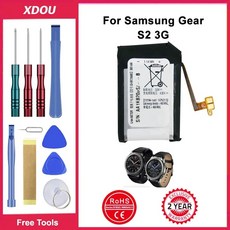 XDOU 삼성 배터리 기어 S2 3G 버전 R730 SM-R600 SM-R730S EB-BR730ABE 스포츠, 한개옵션0