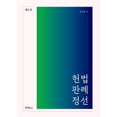 헌법판례정선, 박영사