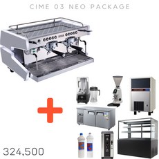 씨메03 카페창업 패키지 네오 CO-03 풀세트 테이블 냉동장 냉장쇼케이스 포함