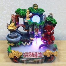 BAZA 실내 테이블 미니 분수대 행운의 풍경 낙수대 31cm