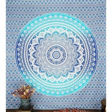 만다라 월행잉 천 페브릭 요가 가림막 인도풍 히피