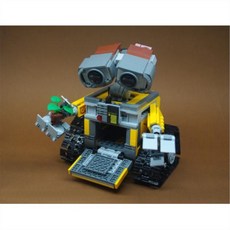 China Oem 중국호환 브릭 장난감 16003 WALLE 월이 월E 687pcs 합 풀박스, 16003박스제거