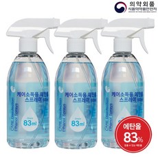  케어팜 뿌리는 살균 소독제 에탄올 스프레이 500ml 식약처허가, 12개 