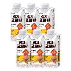 [롯데웰푸드] 이지프로틴 드링크 시리얼 250ml X6개, 상세 설명 참조, 6개