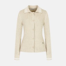 나이스클랍 스트라이프배색 카라 가디건 A234PWK961 63427