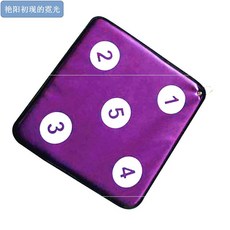 검도용품 펜싱기구 검타겟 적합사용 소가죽 꽃가지 검 펜싱 견고함 보강 매직기기 찔림방지 전문 보, T01-보라색 양면 사용가능 숫자 표적 붙이는고리--3