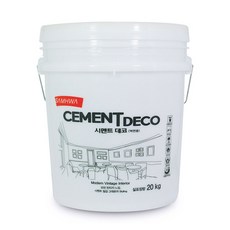 삼화 시멘트 데코 벽면용 20KG /빈티지인테리어마감재, 다크그레이, 1개