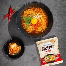 콜라겐라면 오뚜기 매운맛 120g 봉지라면 20개입 어린콜라겐 1 000mg 함유