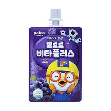 뽀로로 비타플러스 100ml x 10개입(포도맛)/비타민C음료, 30개