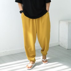 9부 와이드 벌룬 배기팬츠 4264
 [맨즈북] 편안한 벌룬배기핏 남자 여행 바지 스판 원턱 밴딩 팬츠 봄 여름용