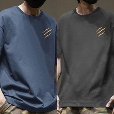 2장세트 남자 반팔티 / 남성 순면 티 / 여름 라운드넥 반팔 티셔츠 / TX240731388 40
