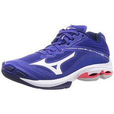 MIZUNO [Mizuno] 배구 신발 웨이 브라이트닝 z6 블루 x 화이트 핑크 27 cm 2e, 상품명참조