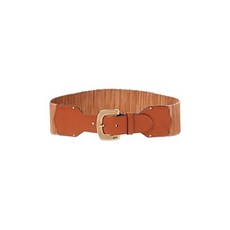 Lauren Ralph Lauren Womens Faux-Leather Stretch Belt Natural Lauren Tan Lar