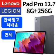 레노버 패드프로 12.7 8+128G/8+256G 한국 생머리, 8+256, gray